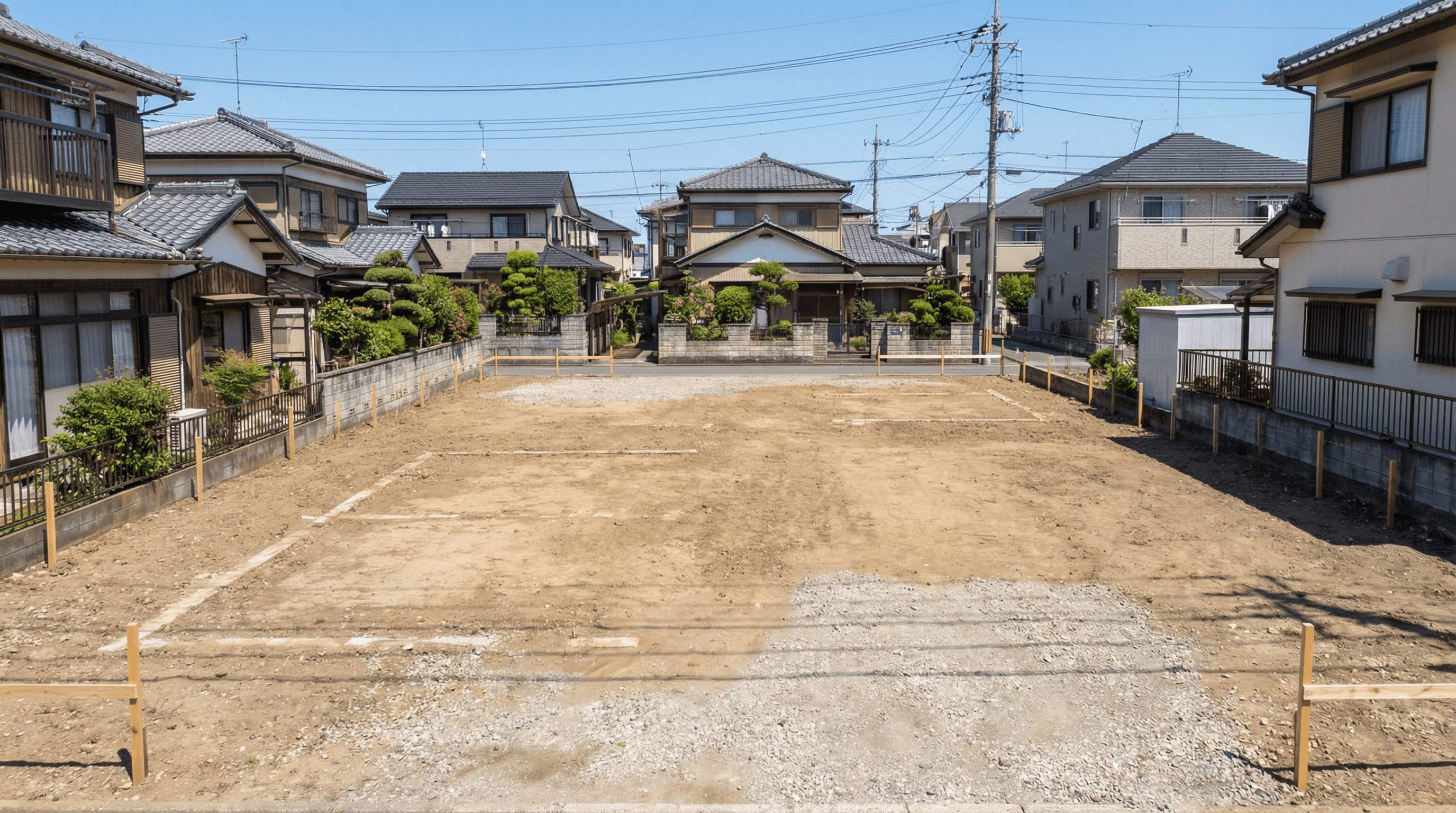 解体後の更地