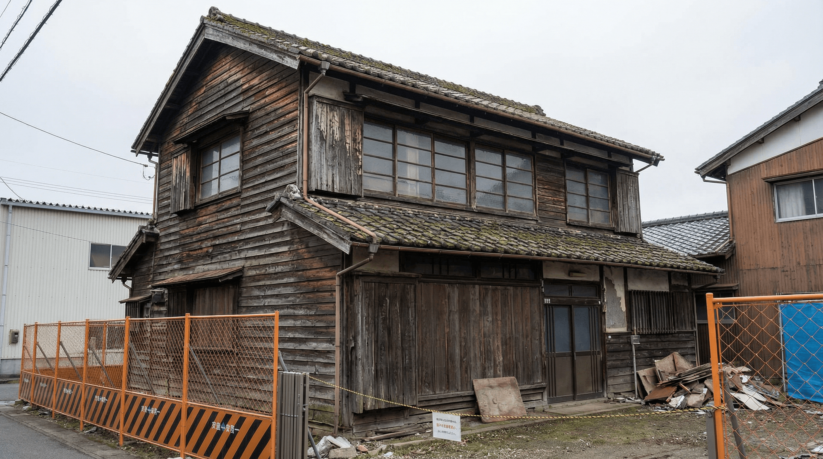 解体前の建物